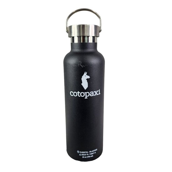Cotopaxi Agua Water Bottle Stainless Steel Black 750ml 25 oz - Picture 1 of 12